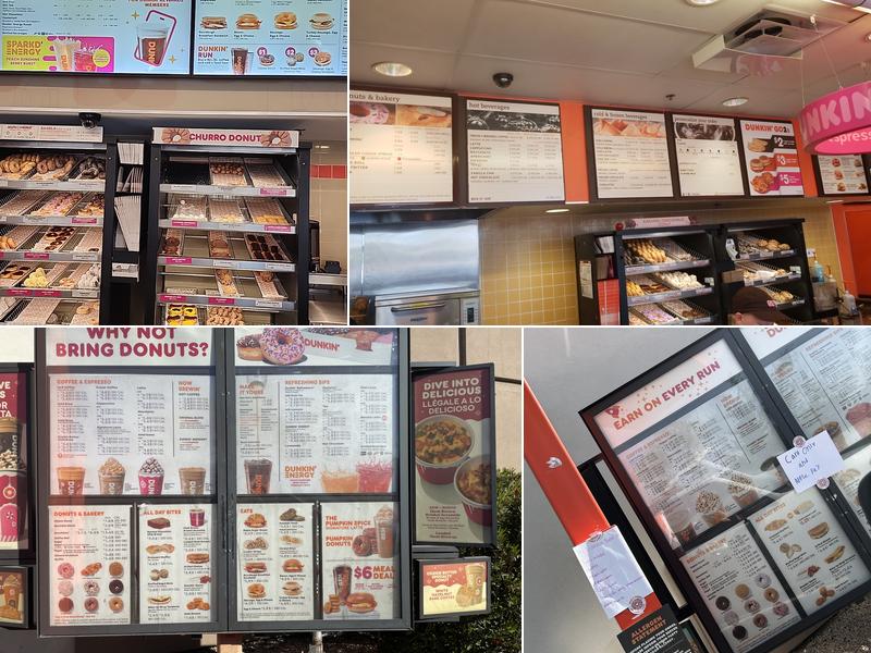 Dunkin' Menu