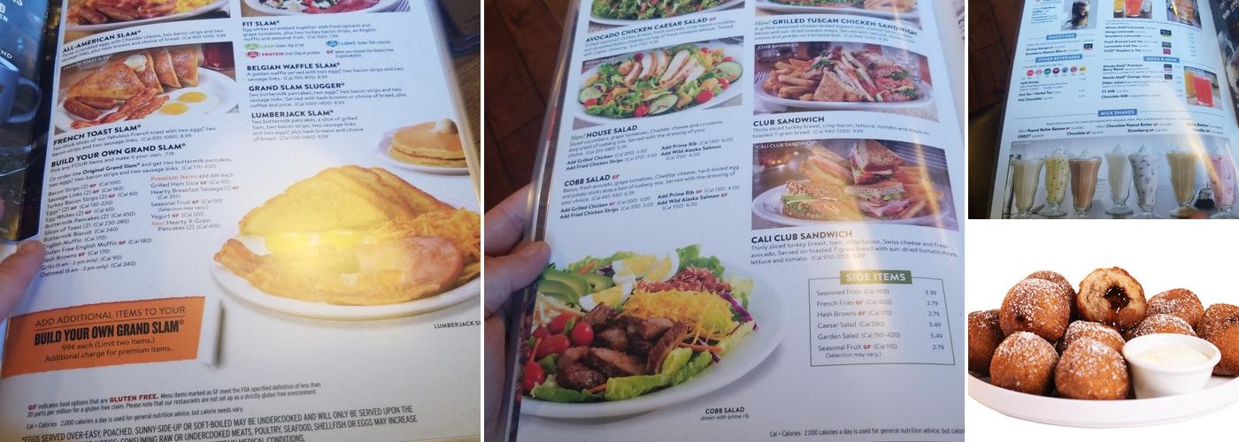Denny's Restaurant Menu