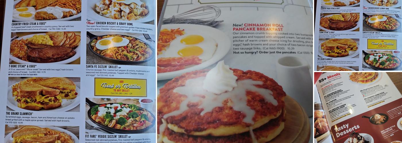 Denny's Menu