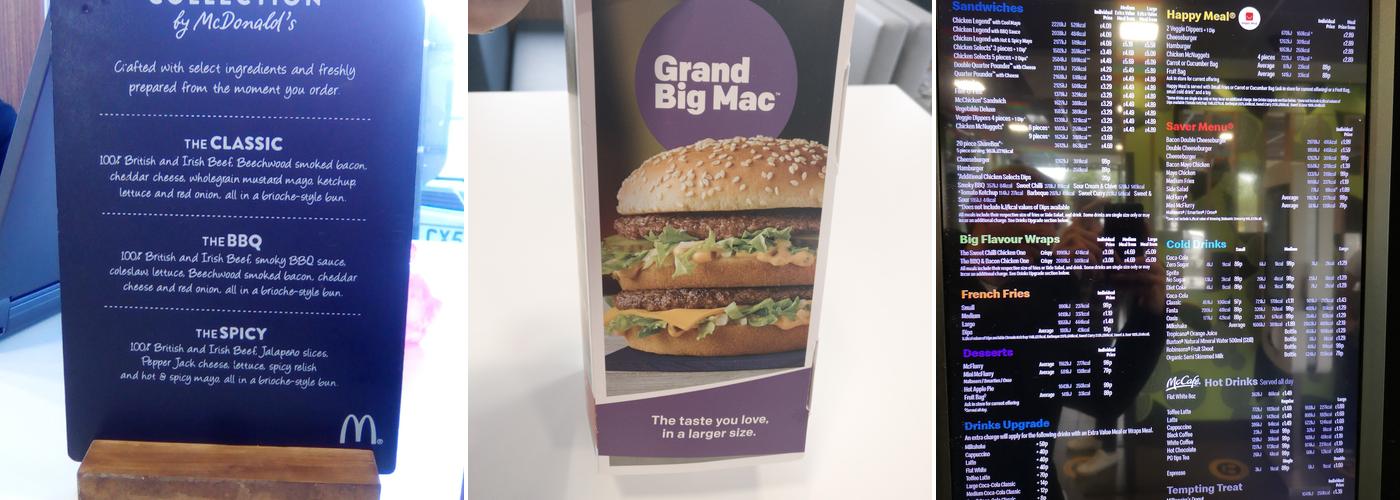 McDonald's Menu
