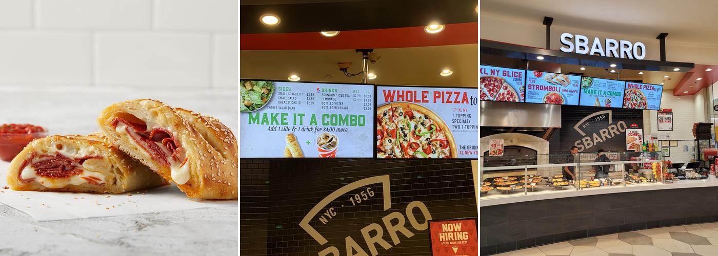 Sbarro Menu