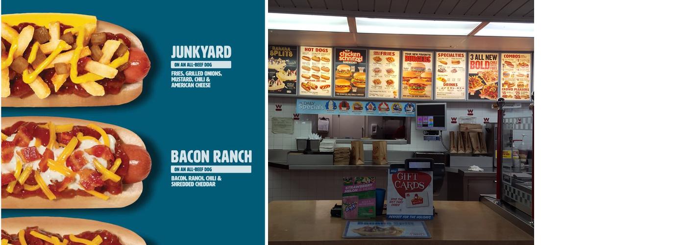 Wienerschnitzel Menu