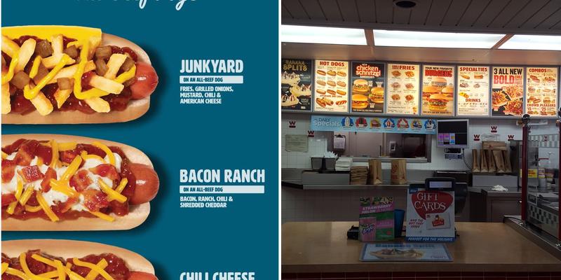 Wienerschnitzel Menu