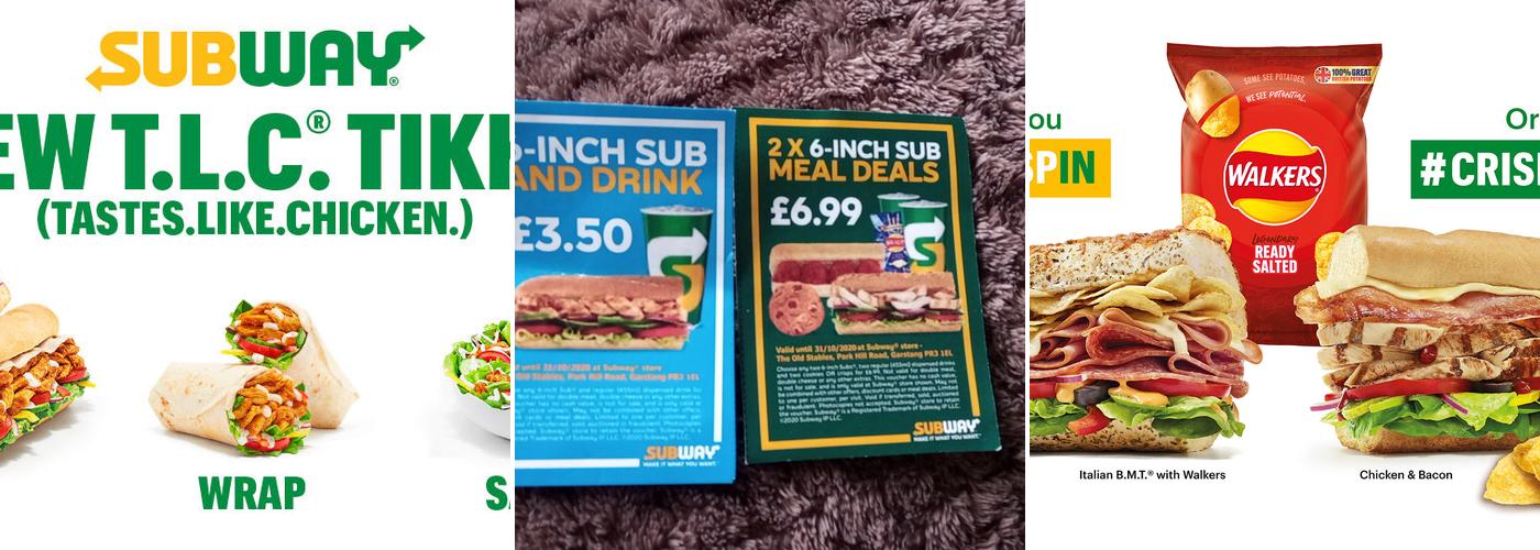 Subway Menu