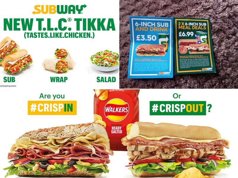 Subway Menu