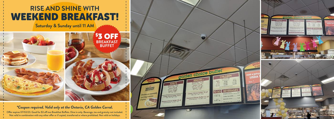 Golden Corral Buffet & Grill Menu
