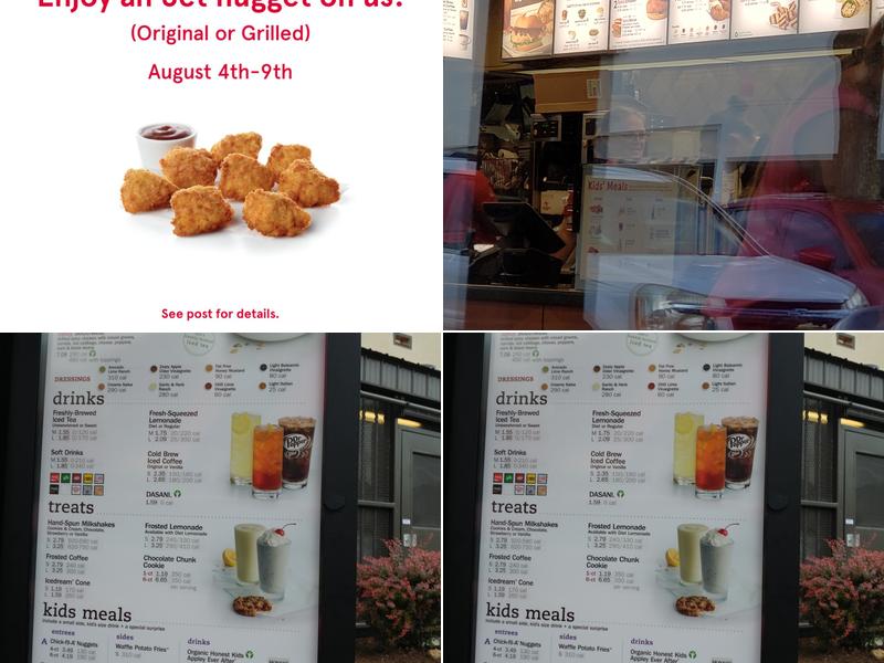 Chick-fil-A Menu