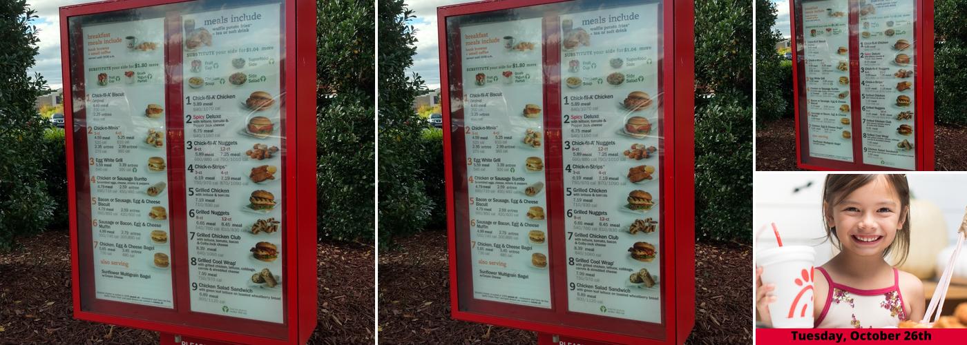 Chick-fil-A Menu