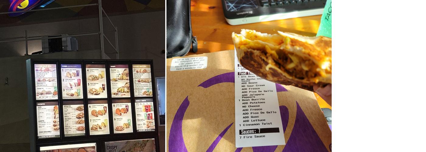 Taco Bell Menu