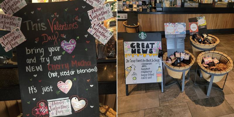 Starbucks Coffee Company Menu