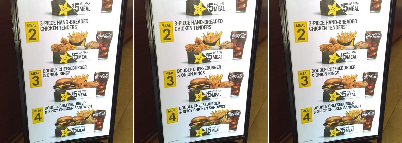 Carl’s Jr. Menu
