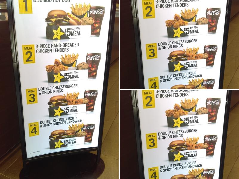 Carl’s Jr. Menu