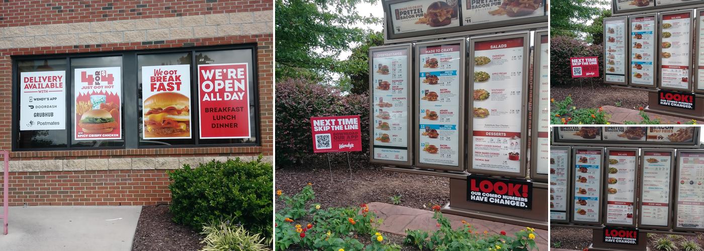 Wendy's Menu