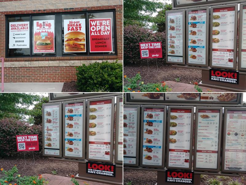 Wendy's Menu