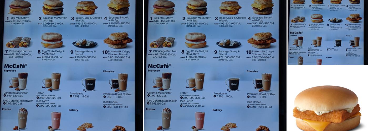McDonald's Menu