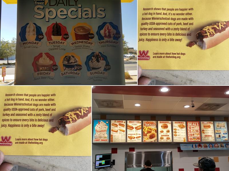 Wienerschnitzel Menu