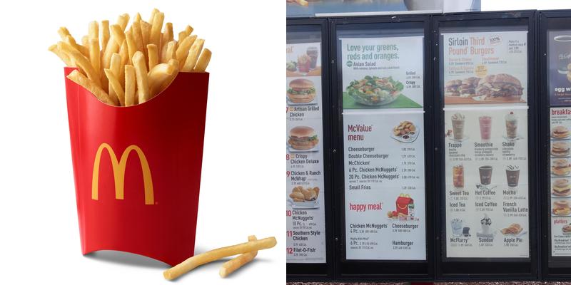McDonald's Menu