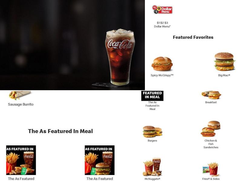McDonald's Menu
