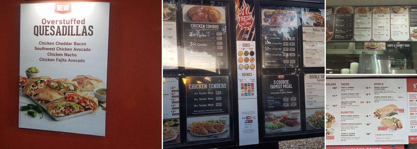 El Pollo Loco Menu