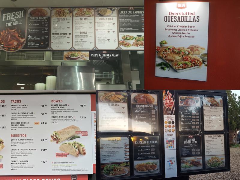 El Pollo Loco Menu