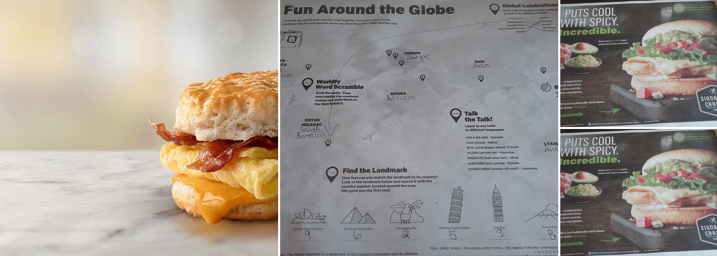 McDonald's Menu