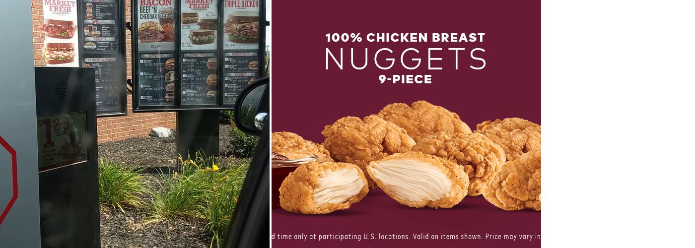Arby's Menu