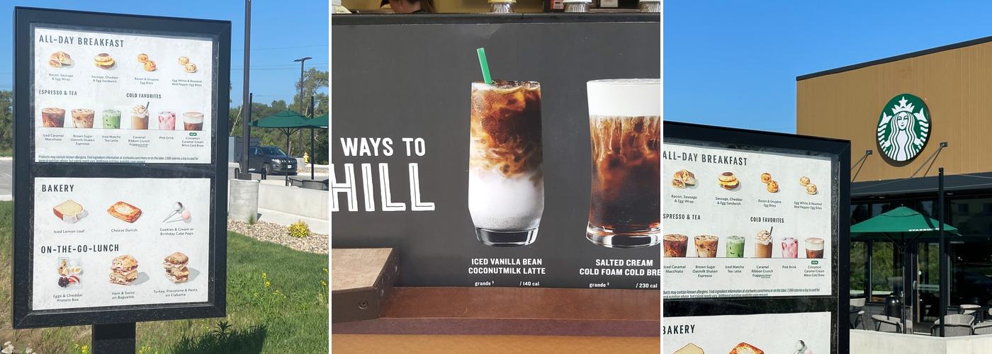 Starbucks Menu