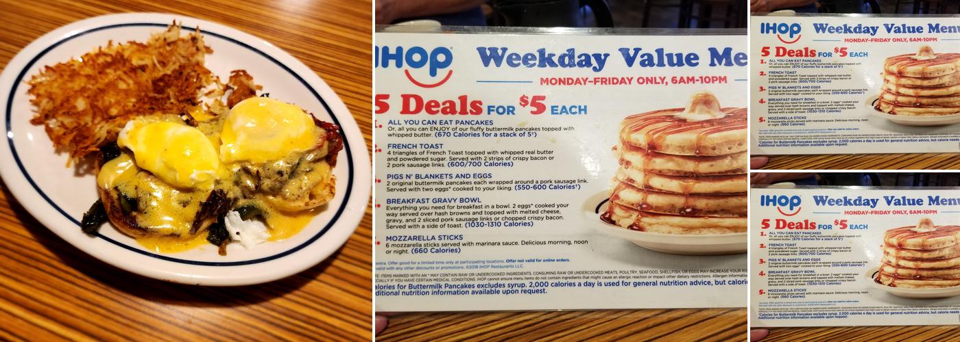 IHOP Menu