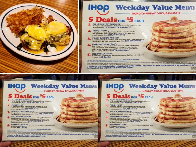 IHOP Menu
