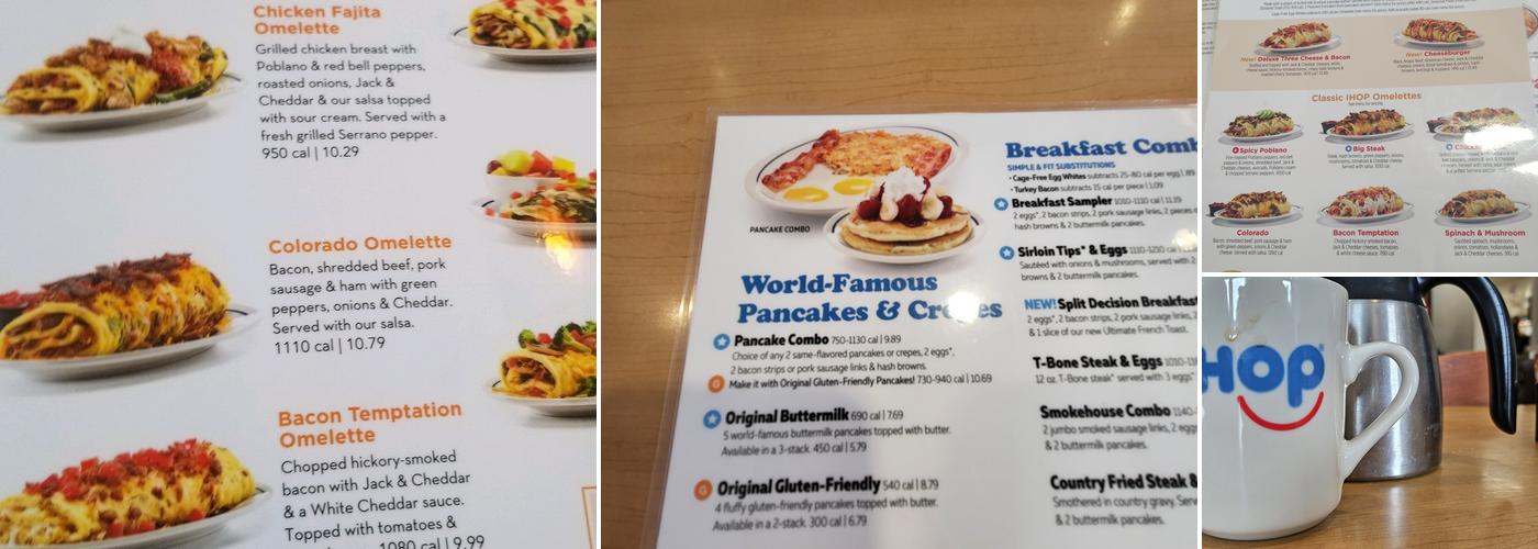 IHOP Menu
