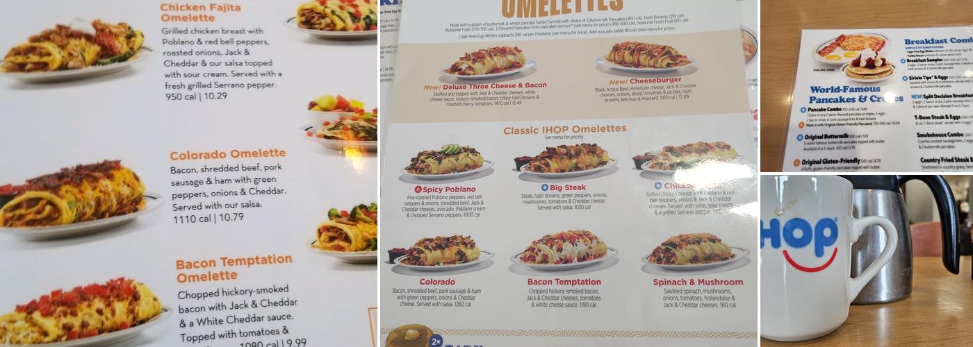IHOP Menu