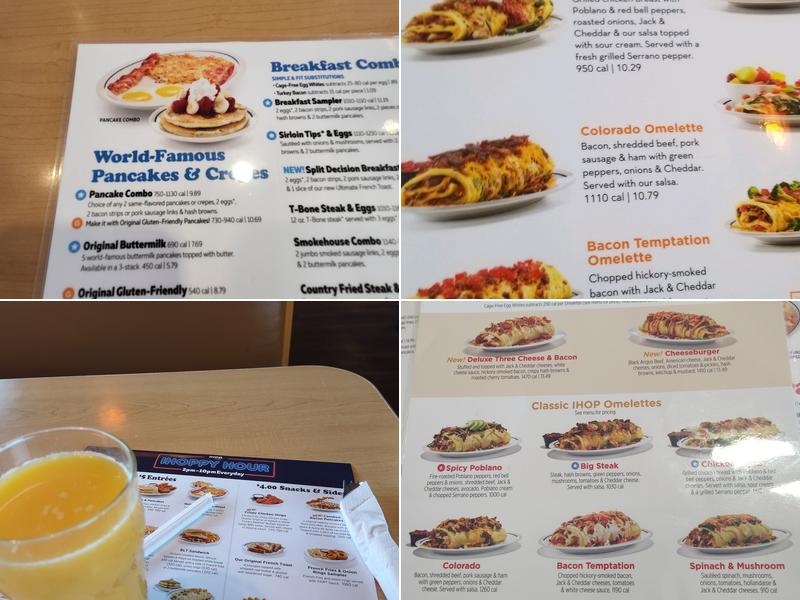 IHOP Menu