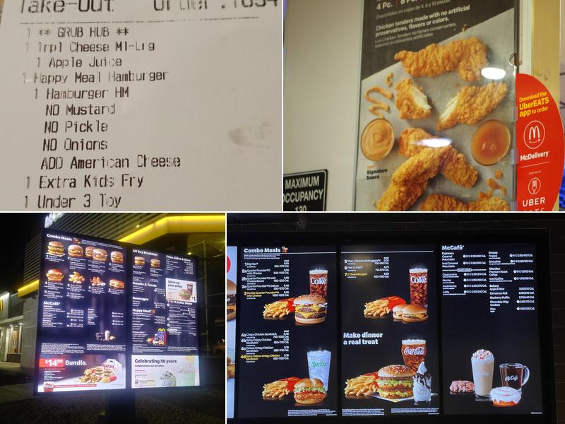 McDonald's Menu