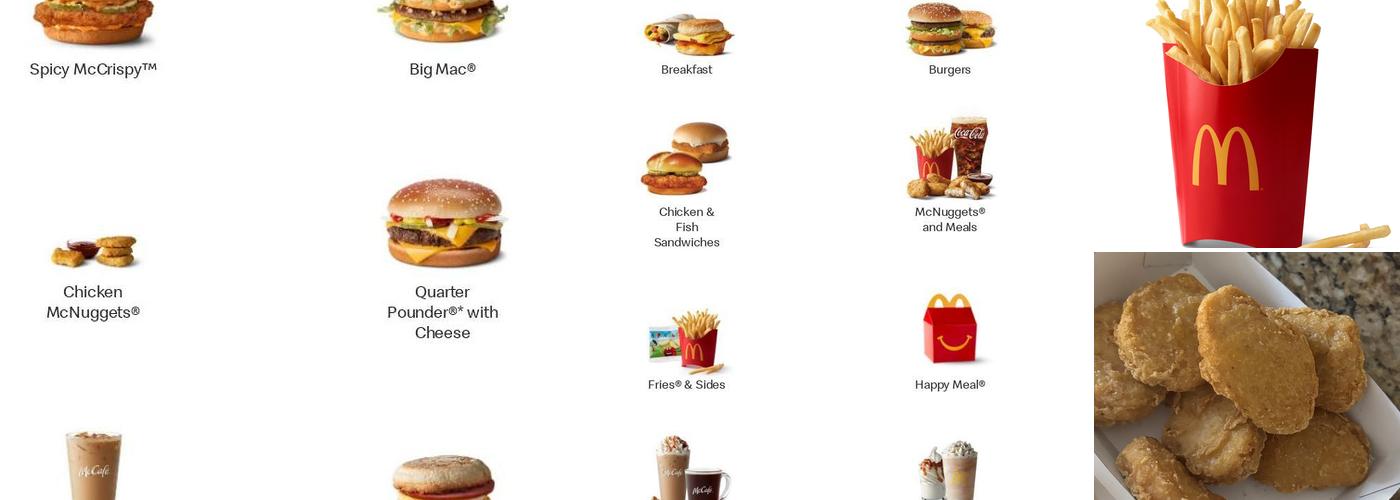 McDonald's Menu