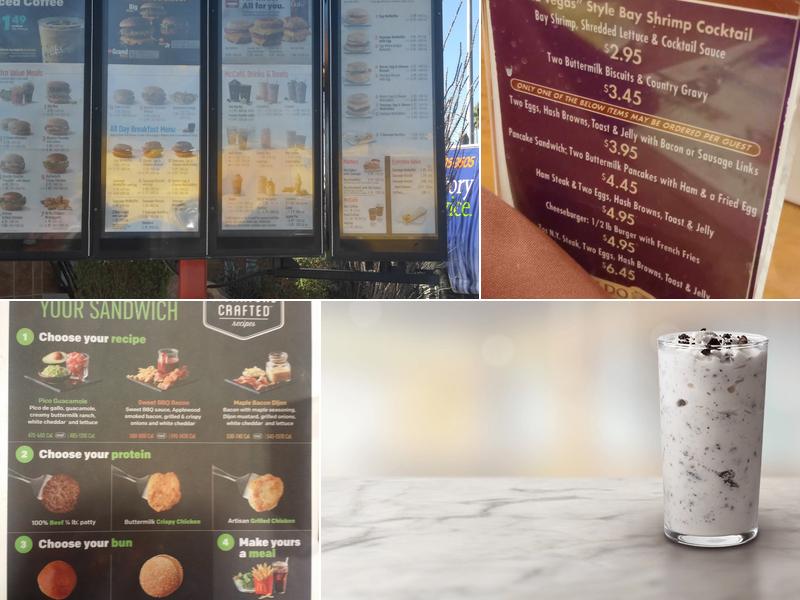 McDonald's Menu