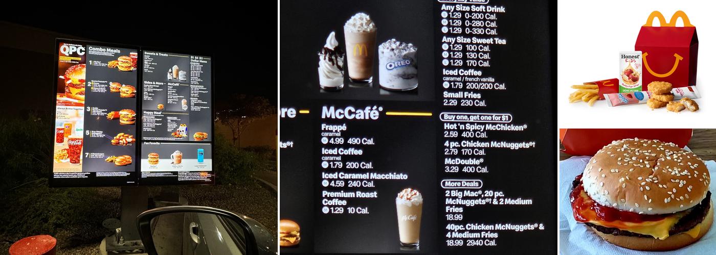 McDonald's Menu