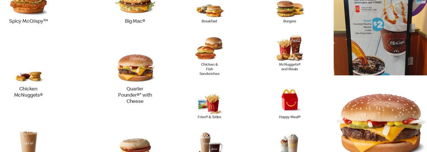 McDonald's Menu