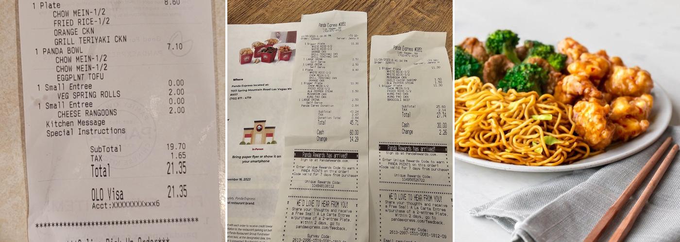 Panda Express Menu