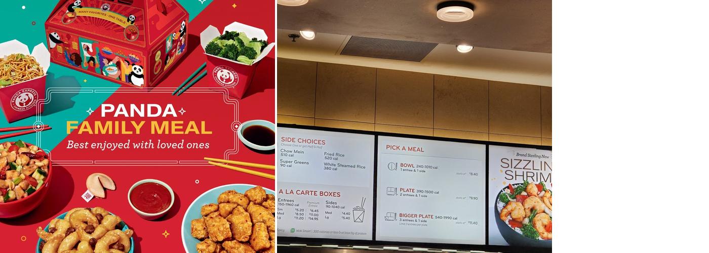 Panda Express Menu