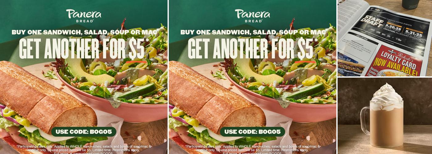 Panera Bread Menu