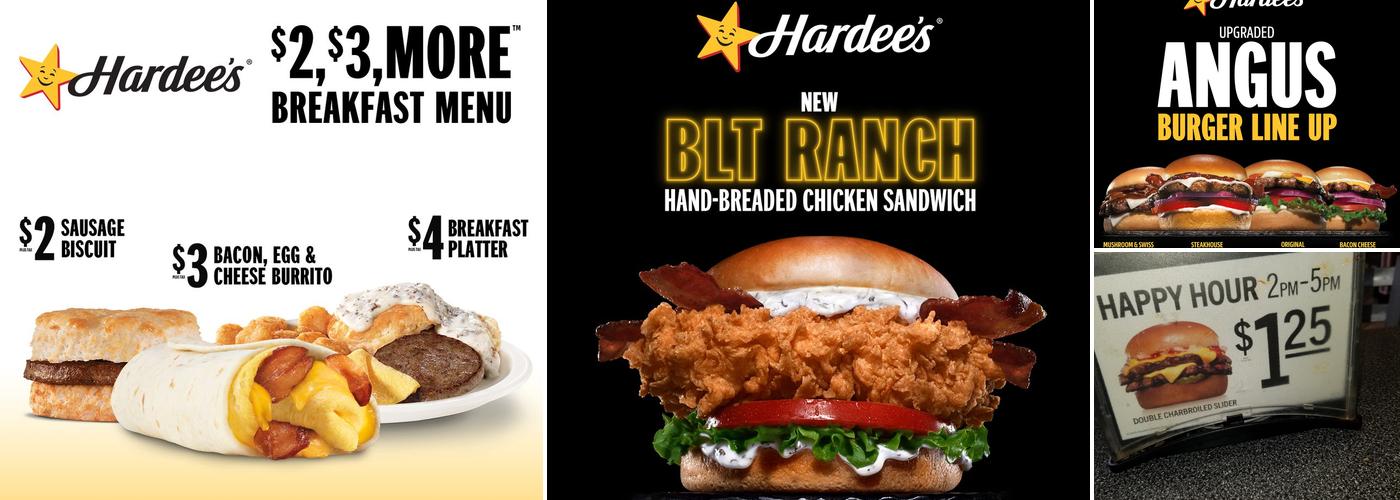 Hardee's Menu