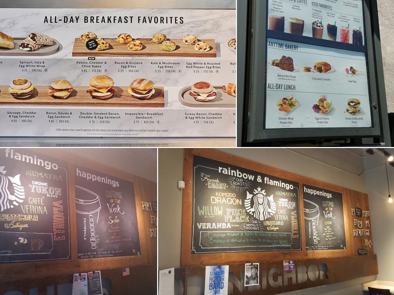 Starbucks Menu