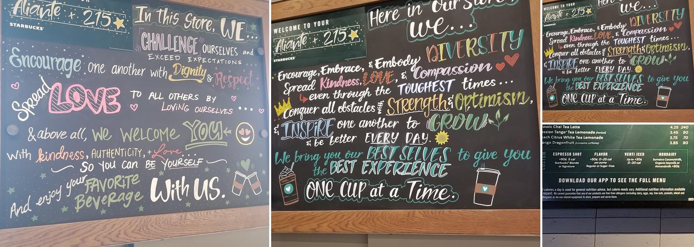 Starbucks Menu