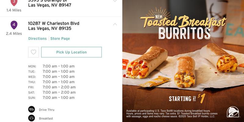 Taco Bell Menu