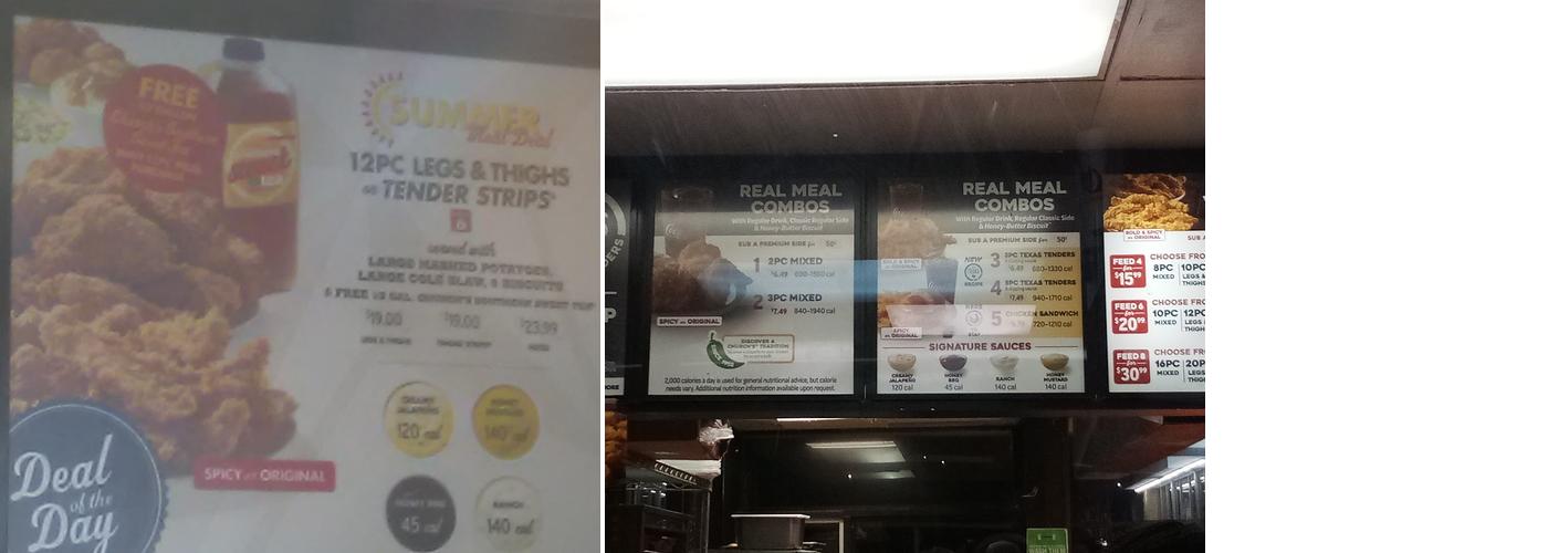 Church's Texas Chicken Menu