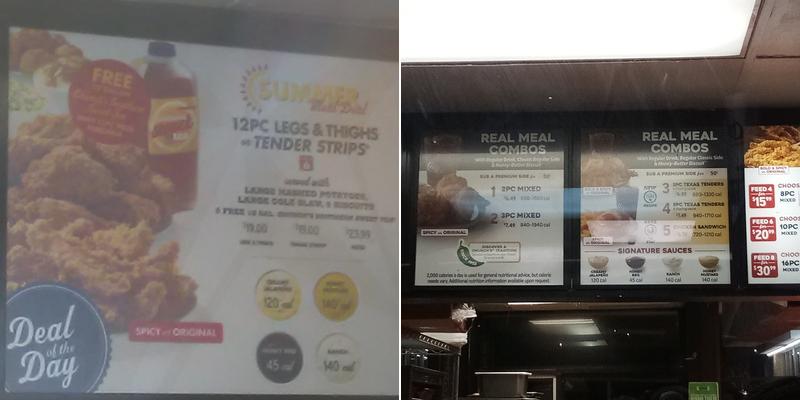 Church's Texas Chicken Menu