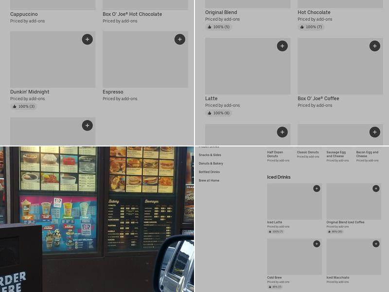 Dunkin' Menu