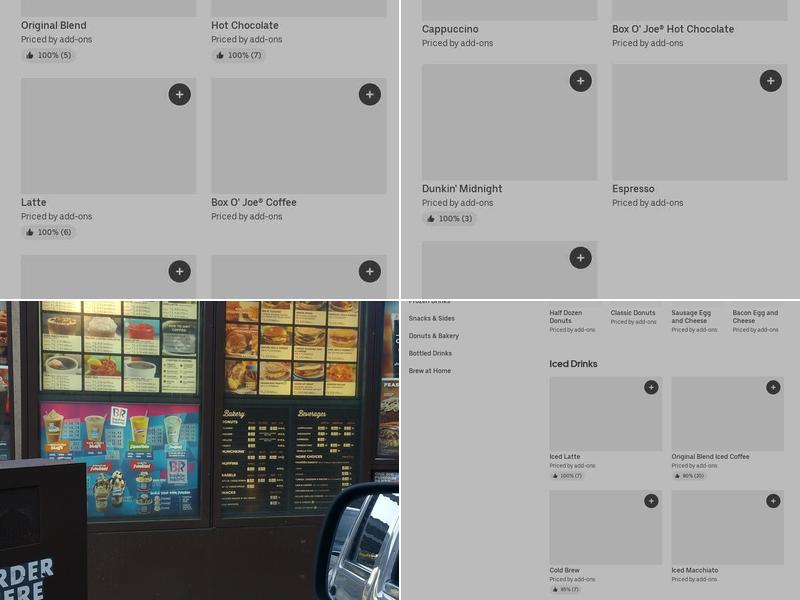 Dunkin' Menu