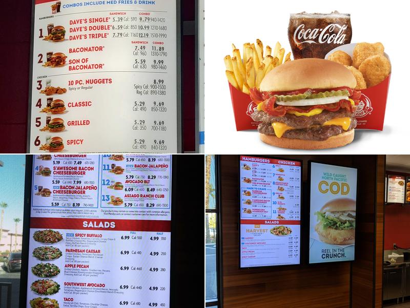 Wendy's Menu