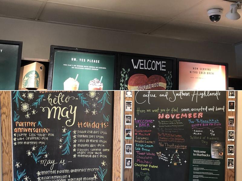 Starbucks Menu
